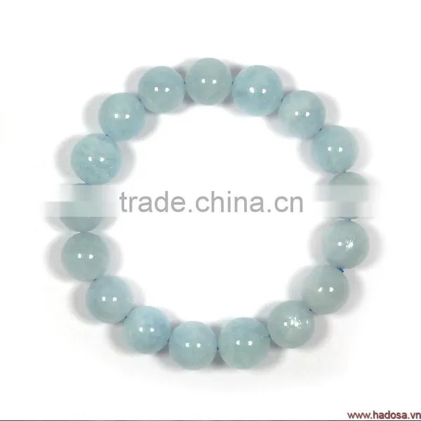 Aquamarine Stone, Aquamarine Bracelets , Aquamarinet Stone Bracelet Grade AA ,