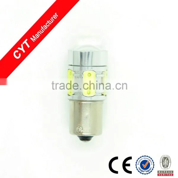 1156 12V 9W COB LED 6SMD White Car Turn Signal Lights