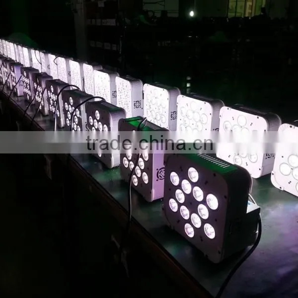 12*15w Quad Led Par Light 12*15w Rgbwa 5-in-1 High Power Led Flat Par Can Slim Par Led photo-5