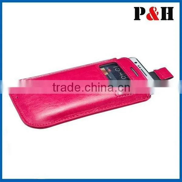 2015 Soft Leather Bag Case for Mobile Phone With Manufacture High Quality photo-6
