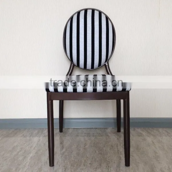 Wholesale Upholstered Wooden Oval Back Dining Chair Modern HB-683 Quality Choice photo-3