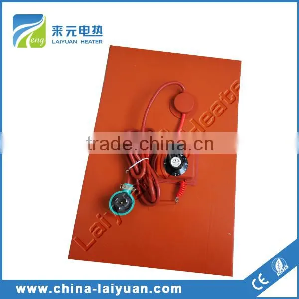 Car Seat Heating Pad Drum Band Heater Silicone Rubber Pad Heater