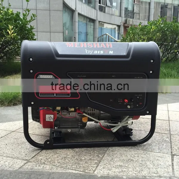 Bison China Taizhou OEM Factory 5KW Air Cooling LPG Biogas Generator photo-2