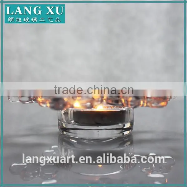LX-Z183 Snow Flake Wholesale Crystal Candle Holders Wedding Table Decorations photo-2