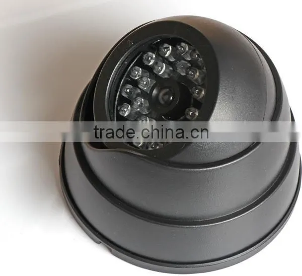 Black Fake Dummy Camera Security Camera With LED Flashing Lights for Property Security Use photo-3