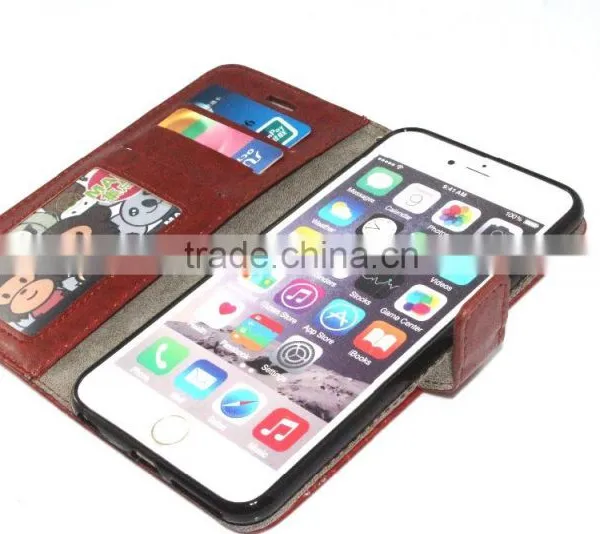 Photo Album Leather Low Price China Mobile Phone Leather Case for Iphone 6 Quality Choice Most Popular photo-6