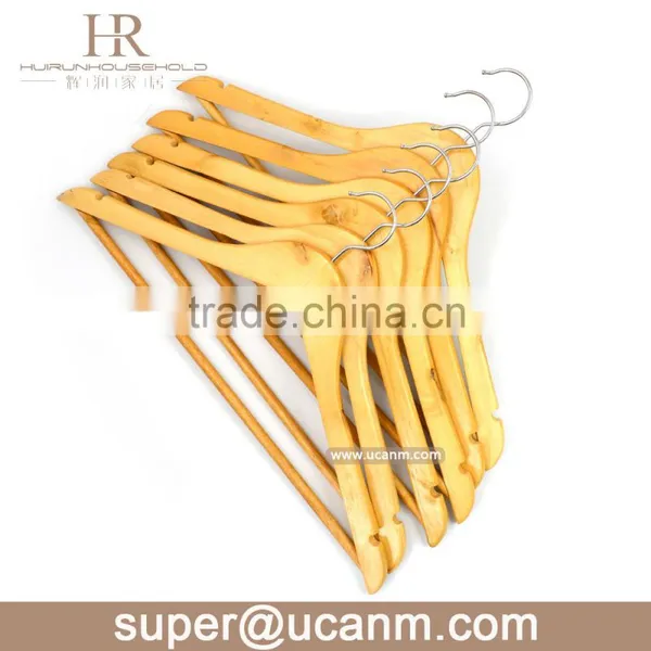 HRW-3011N B Grade Mix Wood Cheap Hanger for Clothes photo-5