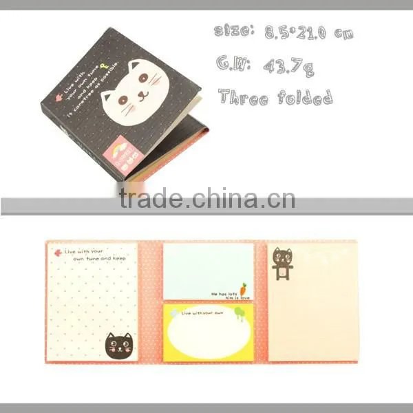 Folded Cute Sticky Note Pads Sets photo-3