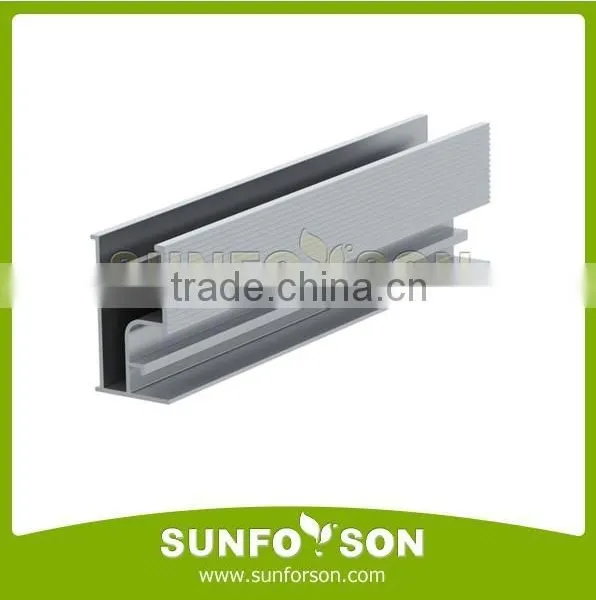 Anodized Aluminum Solar PV Mounting System Rail photo-2