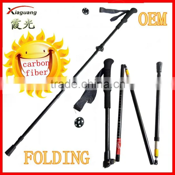 Carbon Fiber Walking Pole Trekking Telescopic Trekking Pole
