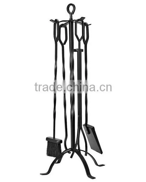 2015 Cheap fireplace tool, cast iron fireplace tool set