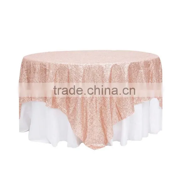3MM Sequin Fabric Square Table Overlay photo-2