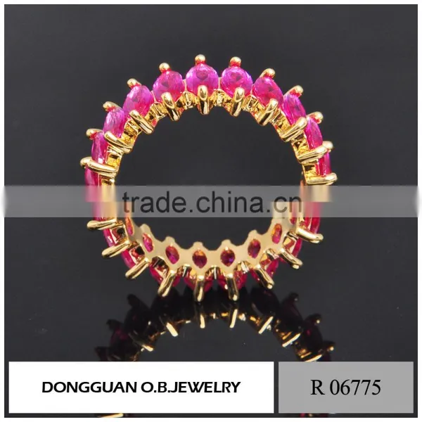 Wholesale Jewelry Fashion Latest Gold Finger Ring Designs of Wedding Rings photo-3