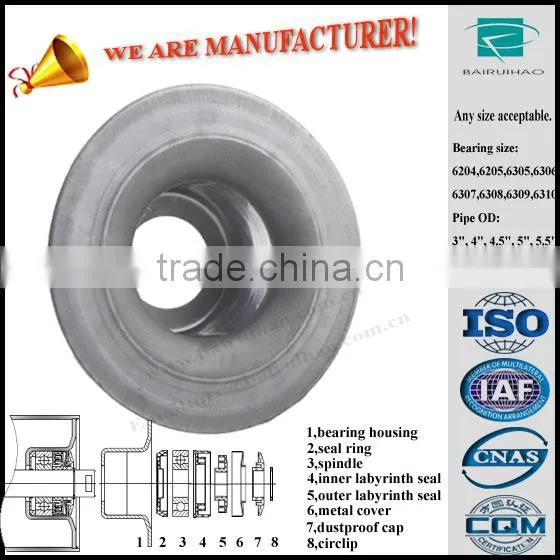 Belt Conveyor Roller Accessories Bearing Caps