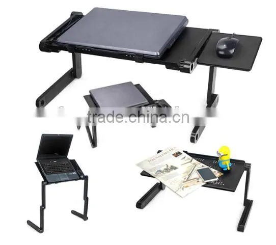 Portable Folding Multipurpose Laptop Stand With Cooler Fan ,adjustable Laptop Desk Cooler Stand photo-3