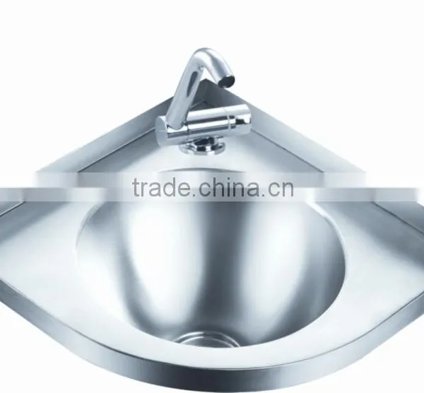 Yacht,Boat,Train and Public Mobile Toilet Used Stainless Steel Elliptical Hand Wash Basin Kitchen Sink GR-Y589 photo-4
