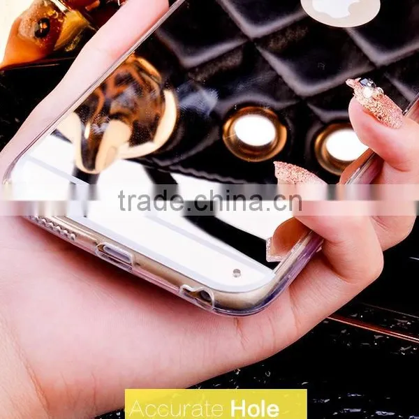 Luxury Ultra-thin TPU Mirror For IPhone 6 6s Mirror Case photo-2