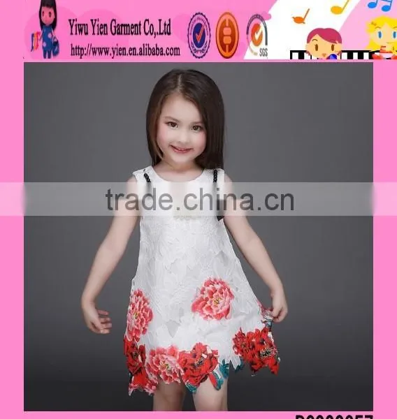 2016 Top Quality Baby One Piece Girls Party Dresses Europe Stylish Latest Party Wear Dresses for Girls photo-5
