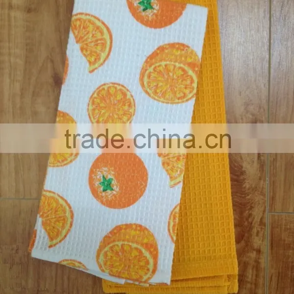 Furit Design Printing Yarn Dye Tea Towel Dish Towel Kitchen Towel photo-2