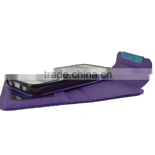 Purple 2 In 1 Magnetic Detached Leather Case For Wiko Rainbow photo-6