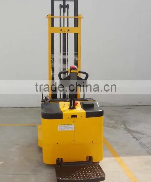 1T 1.6m Standing Operated Balanced Electric Stacker photo-3