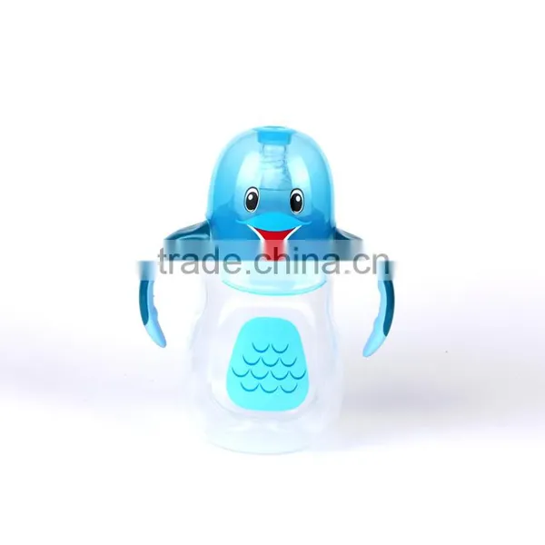 Top Selling Baby Feeding Product Cute Bird 210ml Plastic Drinking Water Bottle photo-4