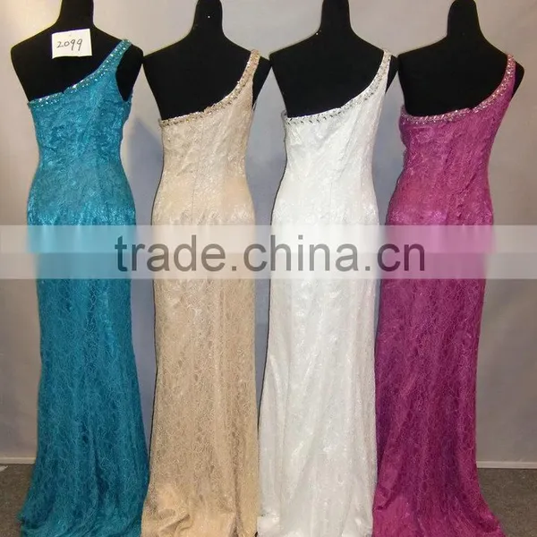 Elegant Beaded Mermaid Blue Evening Women Dresses Prom Dresses 2014 photo-5