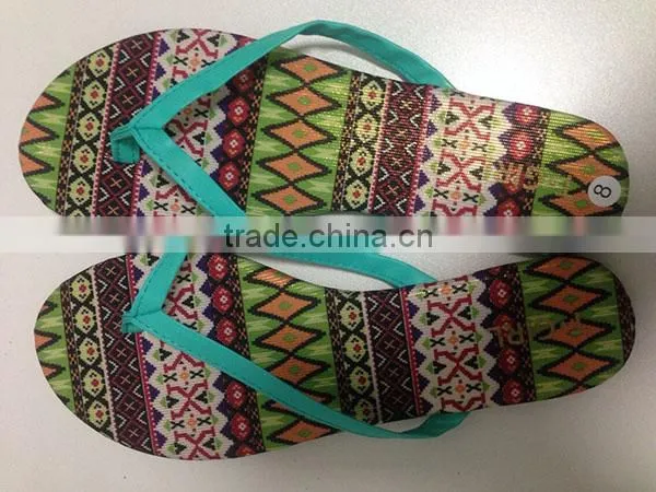 Uniseason High Quality PU Material Flat Durable Branded Fancy Ladies Sandals