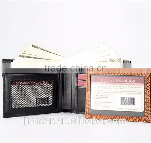 Customize Crocodile Skin Men Wallet With Card Slot Driving Licence Holder Genuine Leather Wallet Manufacturer photo-4