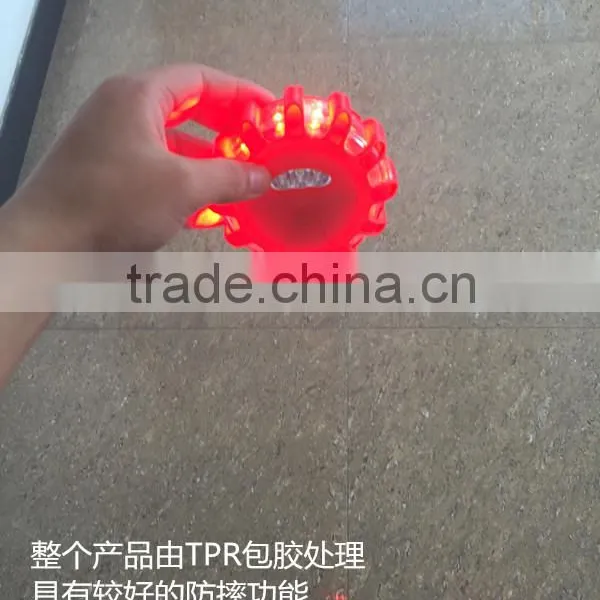 3+12Led Rubber Working Light With Magnet,3*AAA Warning Car Working Lamp photo-4
