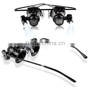 20x Glass Magnifier With Light for for Reading, Drawing and Repairing photo-2