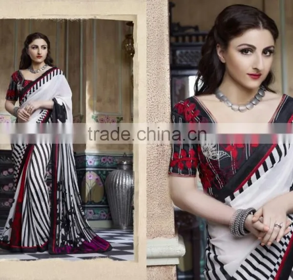 Designer Shiffon Lehenga Style Sarees photo-3