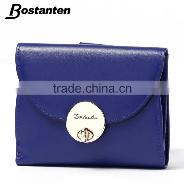Custom Logo Leather Wallets Women Purse With Card Holder Slot photo-2