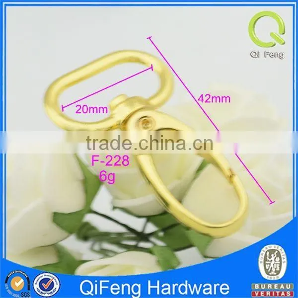 Fashion Style Light Gold Color Metal Snap Hook Of Bag Accessories photo-3
