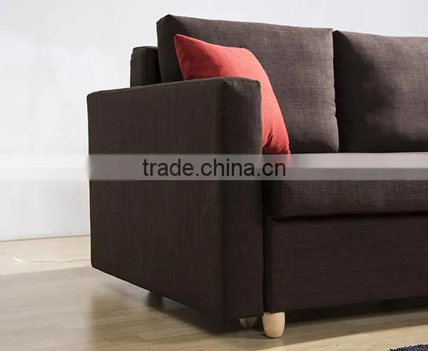 Hot Selling Three Seats Folding Sofa Bed With Strong Wood Frame photo-4