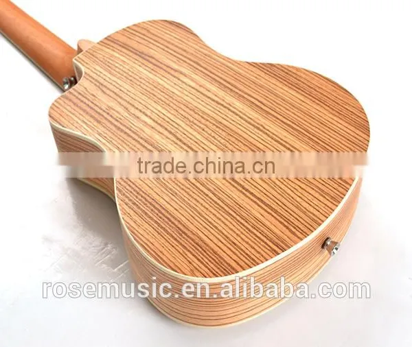 26 Inch Cutaway Spruce+zebrawood Ukulele(UK220-26C) photo-4
