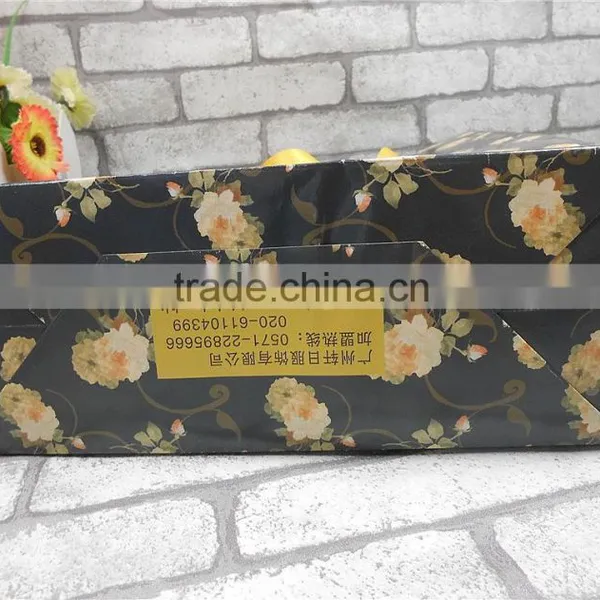 Custom Made Flower Pattern Bags for Shopping Cloth Paper Bag photo-3