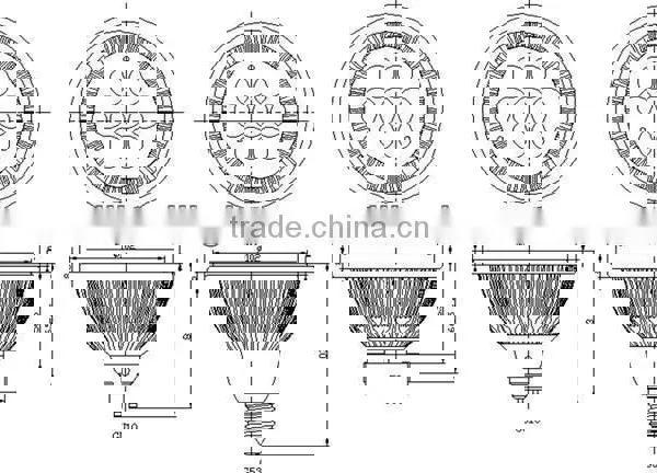 Popular Design LED AR111 Spotlight 7x1W GU10 CE&RoHS photo-4