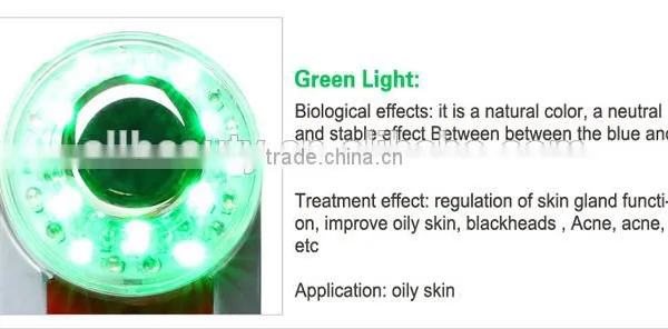 High Grade Home Use Ultrasonic 3MHz Ultrasonic Galvanic Photon Vibration Beauty Machine Beauty Gift Item photo-6
