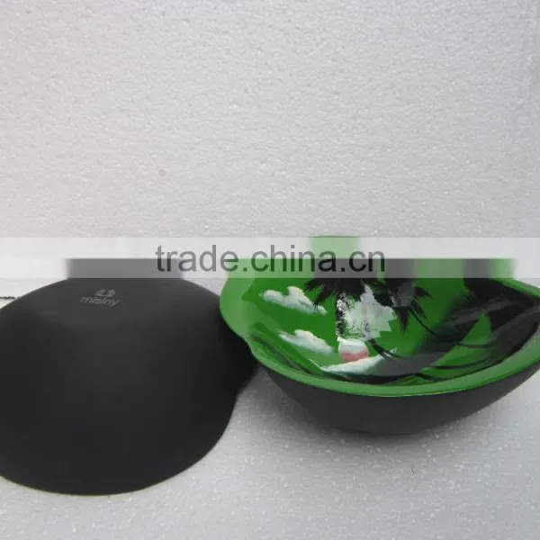 Leaf Shape Lacquer Bowl Made in Vietnam photo-4
