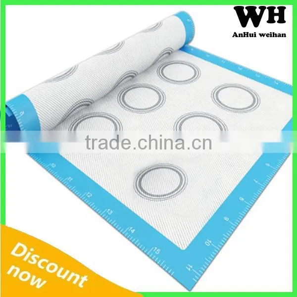FDA Standard Custom Non Stick Silicone Fiberglass Baking Mat