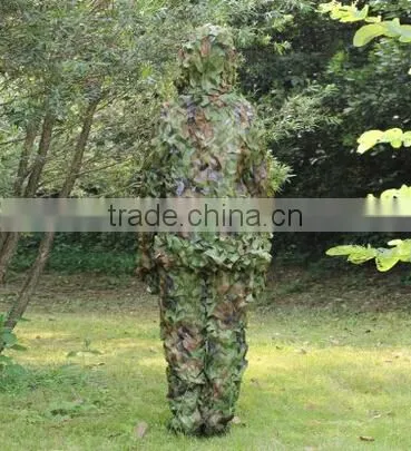 3D Tactical Military Hunting Bird Watching Sniper Ghillie Suit Leaf Camouflage Set Clothes by UniqueBella photo-3