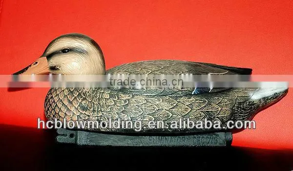 OEM Blow Molding Plastic PE Duck Decoy Hunting Design Life-Like Plastic Float Duck Decoy photo-2
