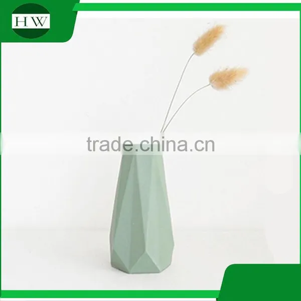 Modern Fancy Home Goods Decorative Cone Shape Mini Trumpet Fancy Stand Ceramic Decoration Vase photo-5