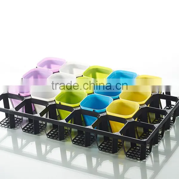 Plastic 24 Divided Plastic Material Hydroponic Seedling Trays photo-6