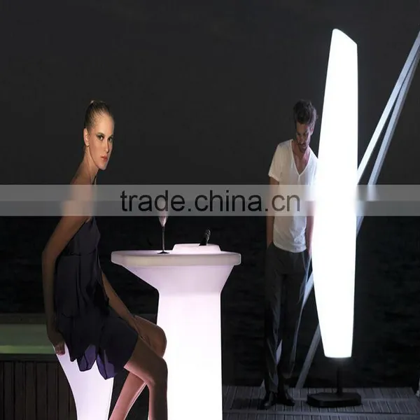 New Design Led Bar Furniture Cocktail Table With Ice Bucket photo-5