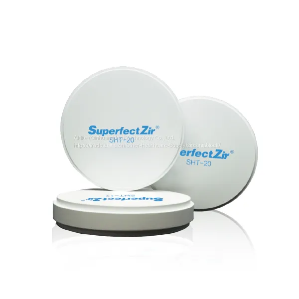 Aidite SuperfectZir SHT Pre Shade Dental Zirconia Block/blank for Cad/cam Open System 98mm