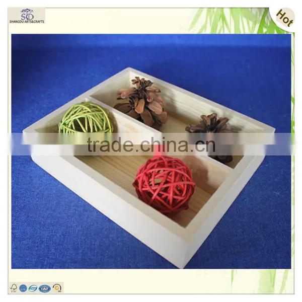Custom Christmas Garnish Unfinished Cheap Pine Wood Tray photo-4
