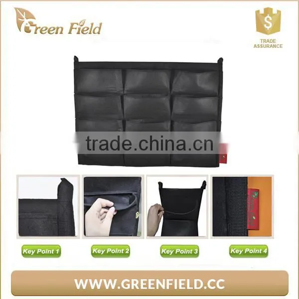 Vertical Pockets Garden Plants Grow Felt Planter Bags photo-2
