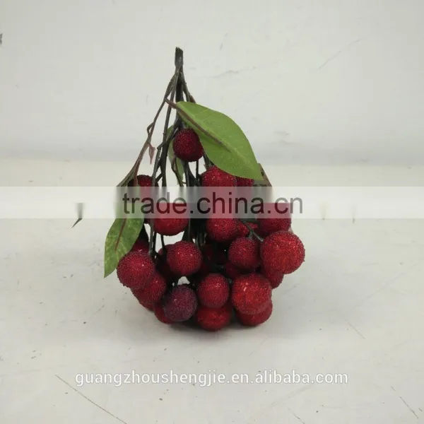 Fake Waxberry Fake Cherries Artificial Fruits for Decoration photo-3